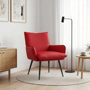 Poltrona Rosso Similpelle 42047740