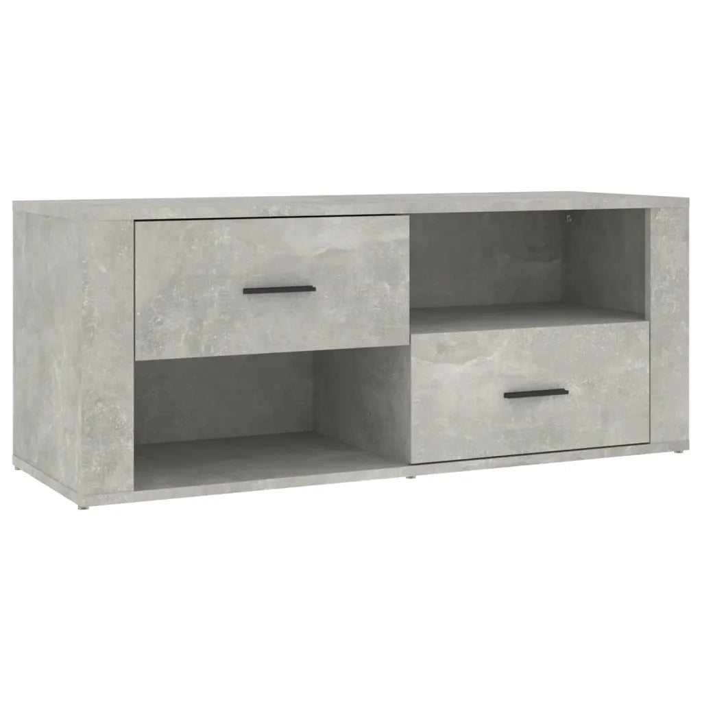 Mobile per TV-Credenza TV-Console TV Grigio Cemento 100x35x40 cm Legno Multistrato 312895