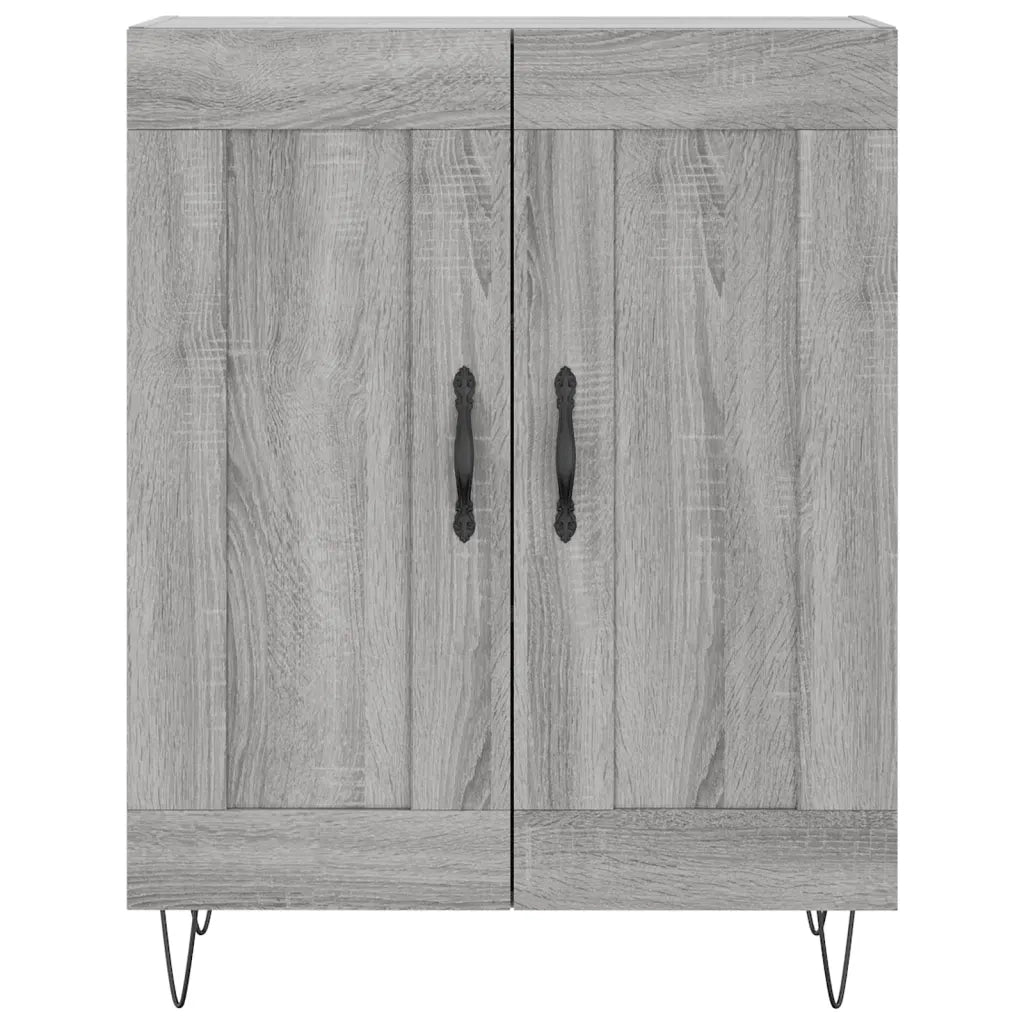 Credenza | Madia | Buffet da pranzo | Armadio da pranzo Grigio Sonoma 69,5x34x180 cm in Legno Multistrato