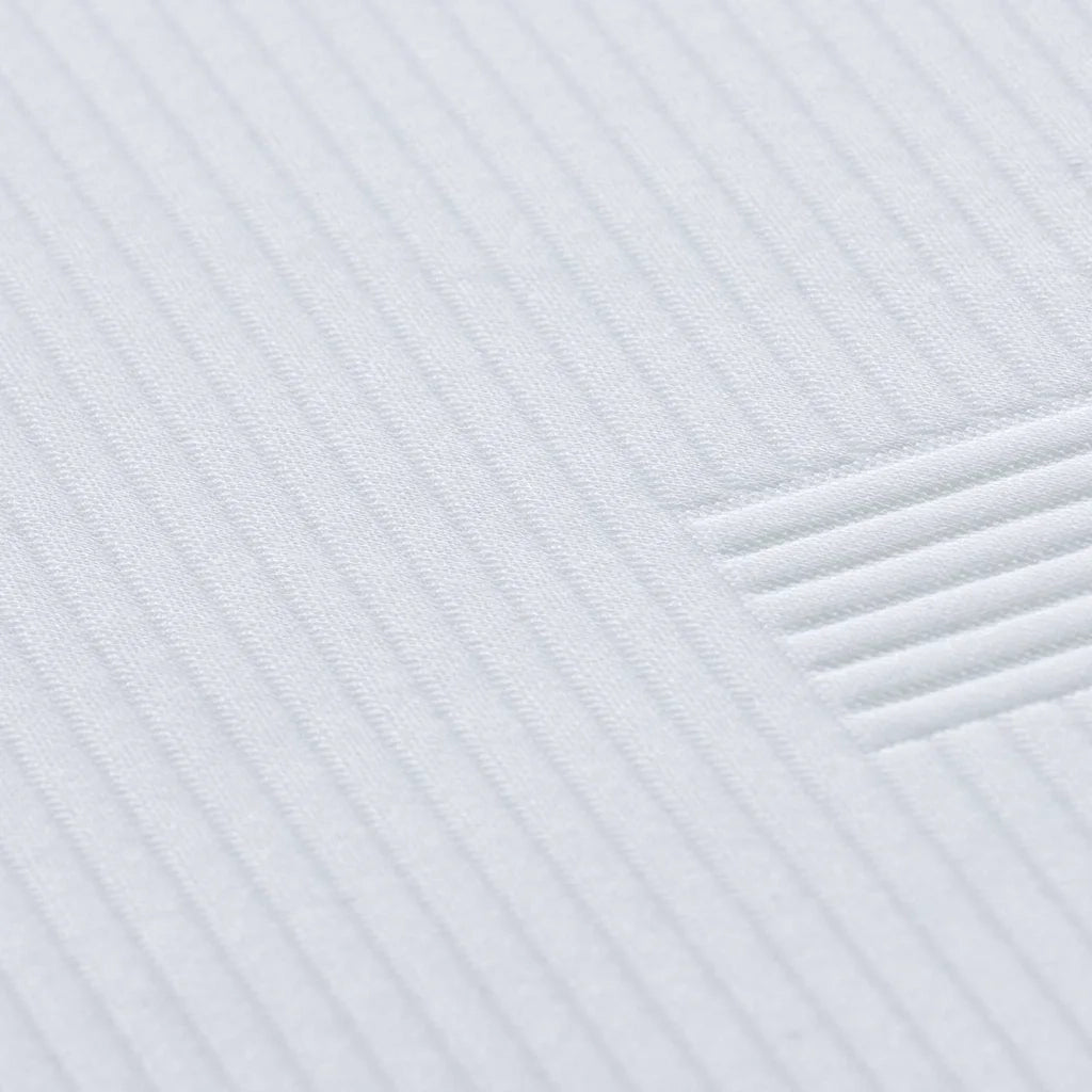 Topper per materasso Bianco 80 x 200 cm Tessuto Jacquard 4106276