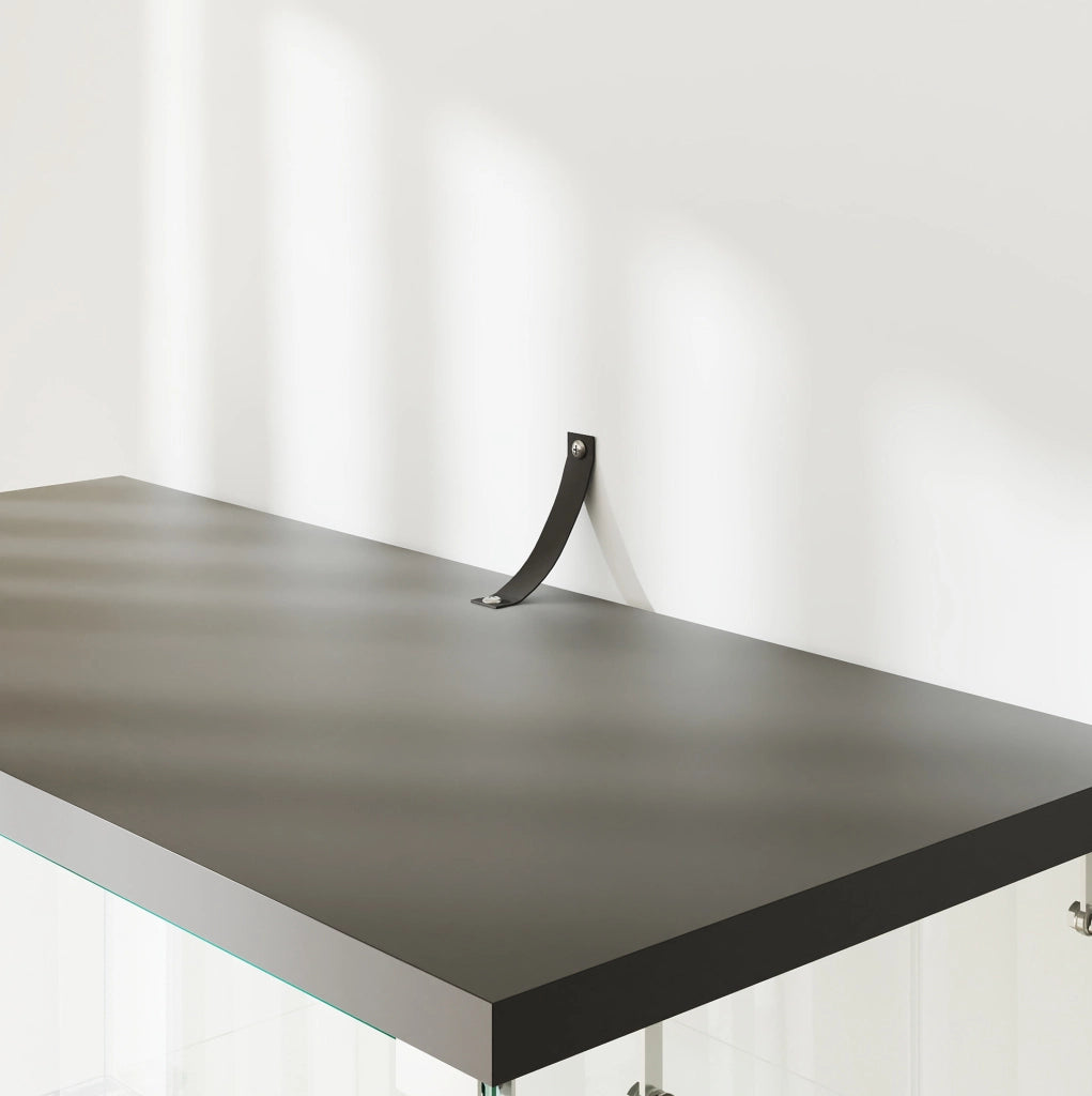 Vetrina moderna nera in vetro temperato con cassetti, LED a 13 colori, 4 ripiani interni, H167 x L42,5 x P36,5 cm