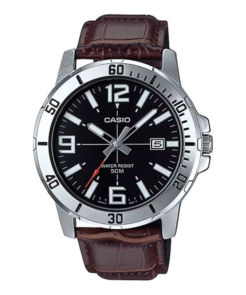 CASIO SPORT COLLECTION Mod. DIVER 50M LEATHER - BROWN