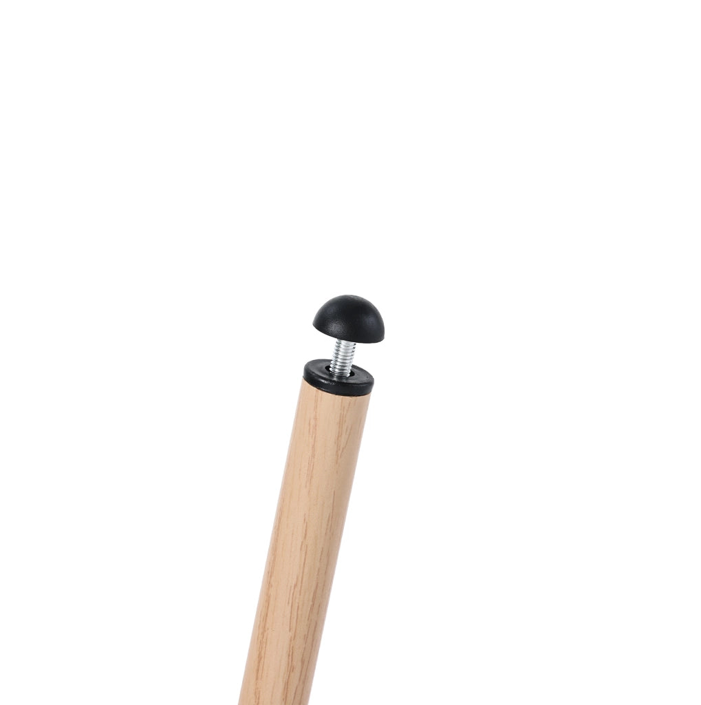 Set di 6 sedie da pranzo con schienale ovale in rattan; PU e gambe in metallo; marroni