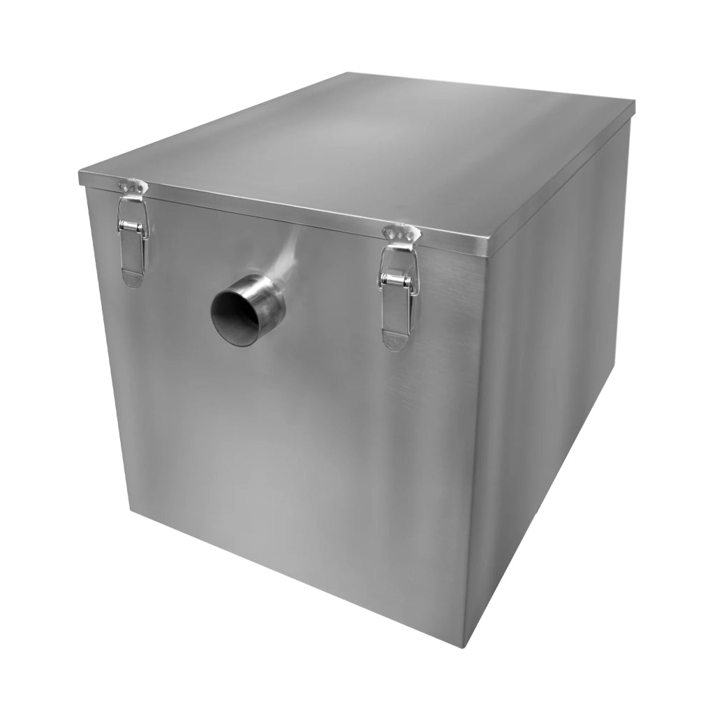 Trappola per Grassi 96L Acciaio Inox Separatore Olio Ristorante