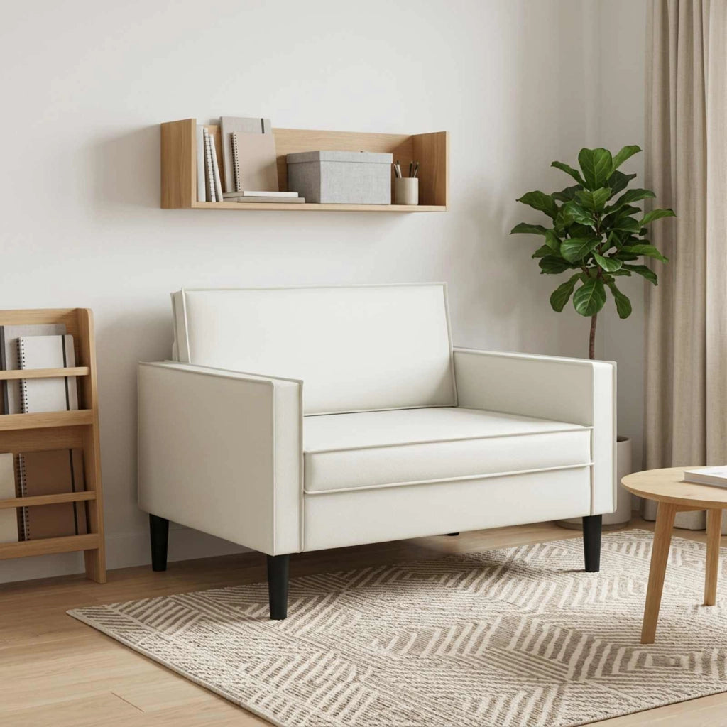 Poltrona XL Bianco Similpelle 42043525