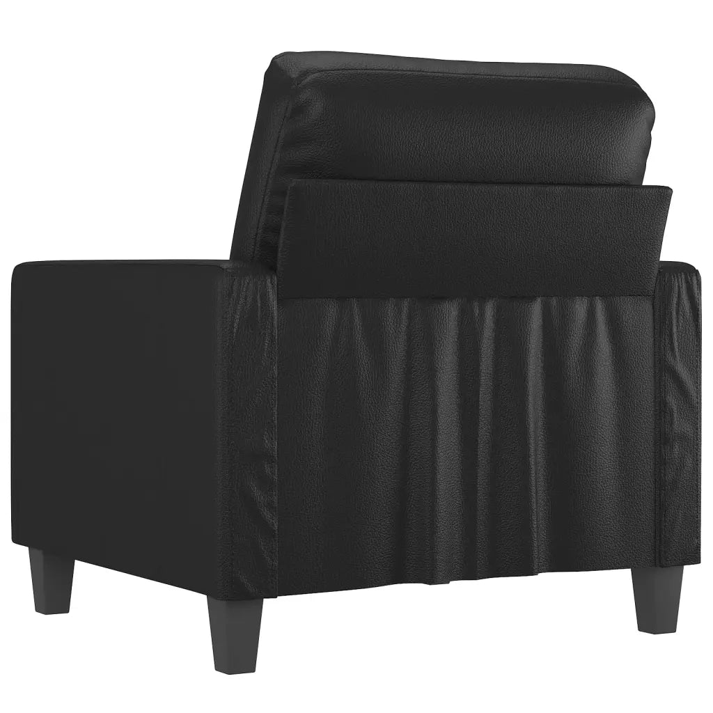 Poltrona Nera 60 cm in Similpelle 359127