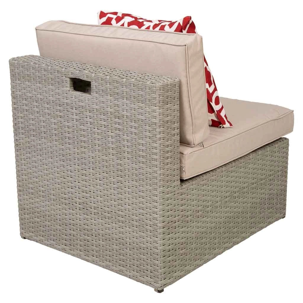 Set tavolo grigio, divano, 2 poltrone e 2 poggiapiedi