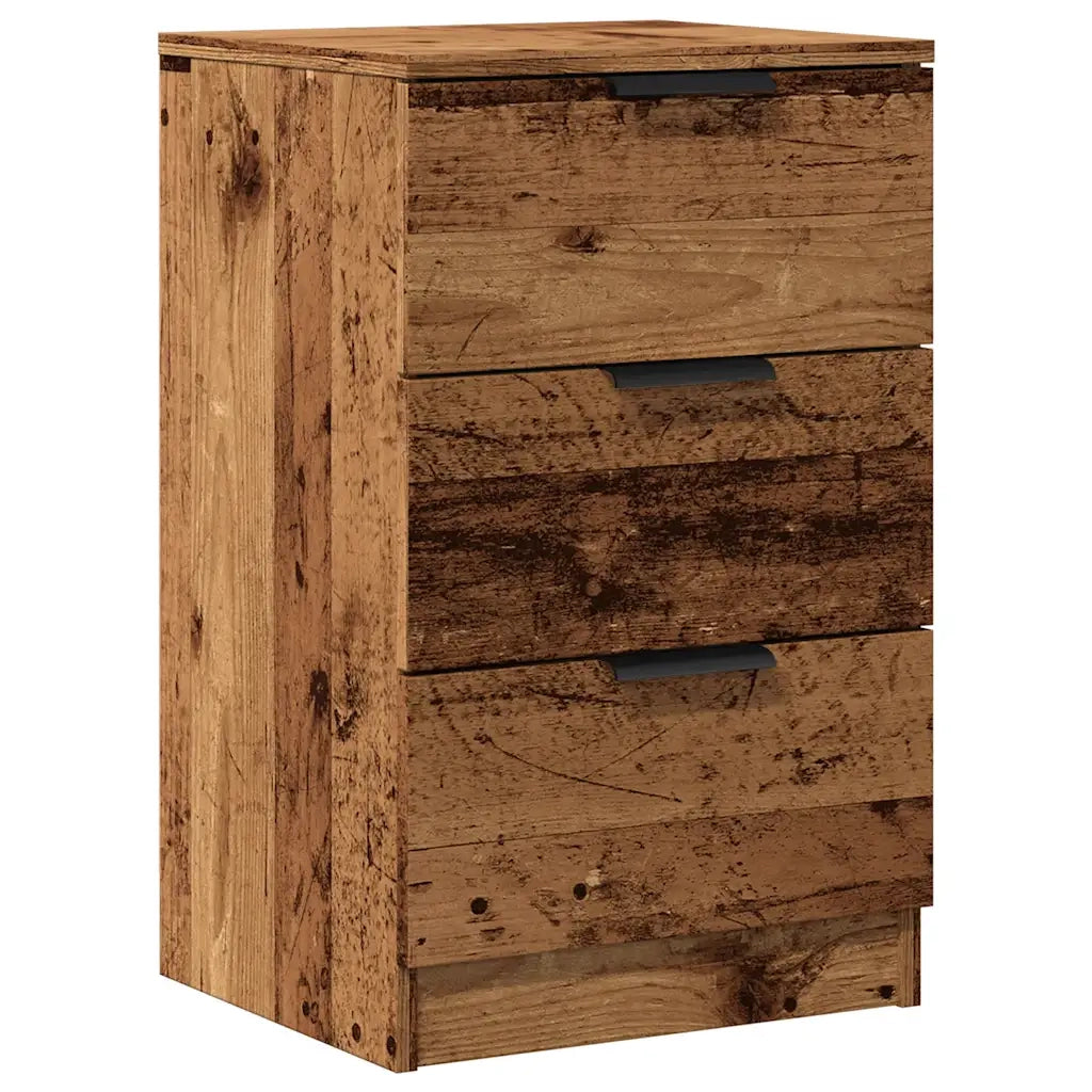 Comodino-Tavolino da notte Legno Vecchio 40x36x65 cm in Legno Multistrato 102973