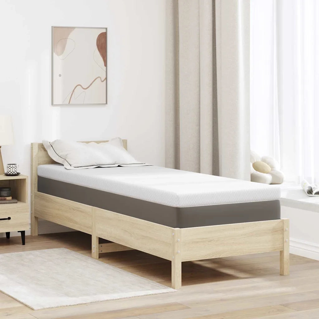 Topper per materasso Bianco 80 x 200 cm Tessuto Jacquard 4106232