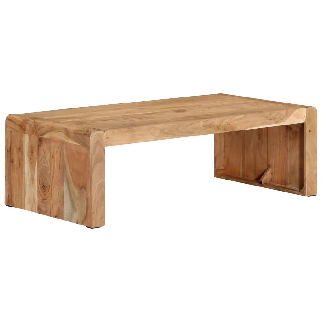 Tavolino da Salotto 110x55x35 cm in Legno Massello di Acacia 351649