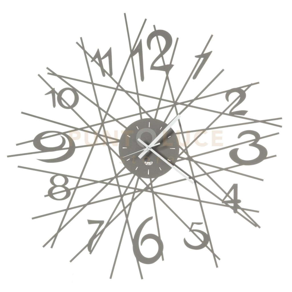 Orologio di design da parete Zig Zag Fango