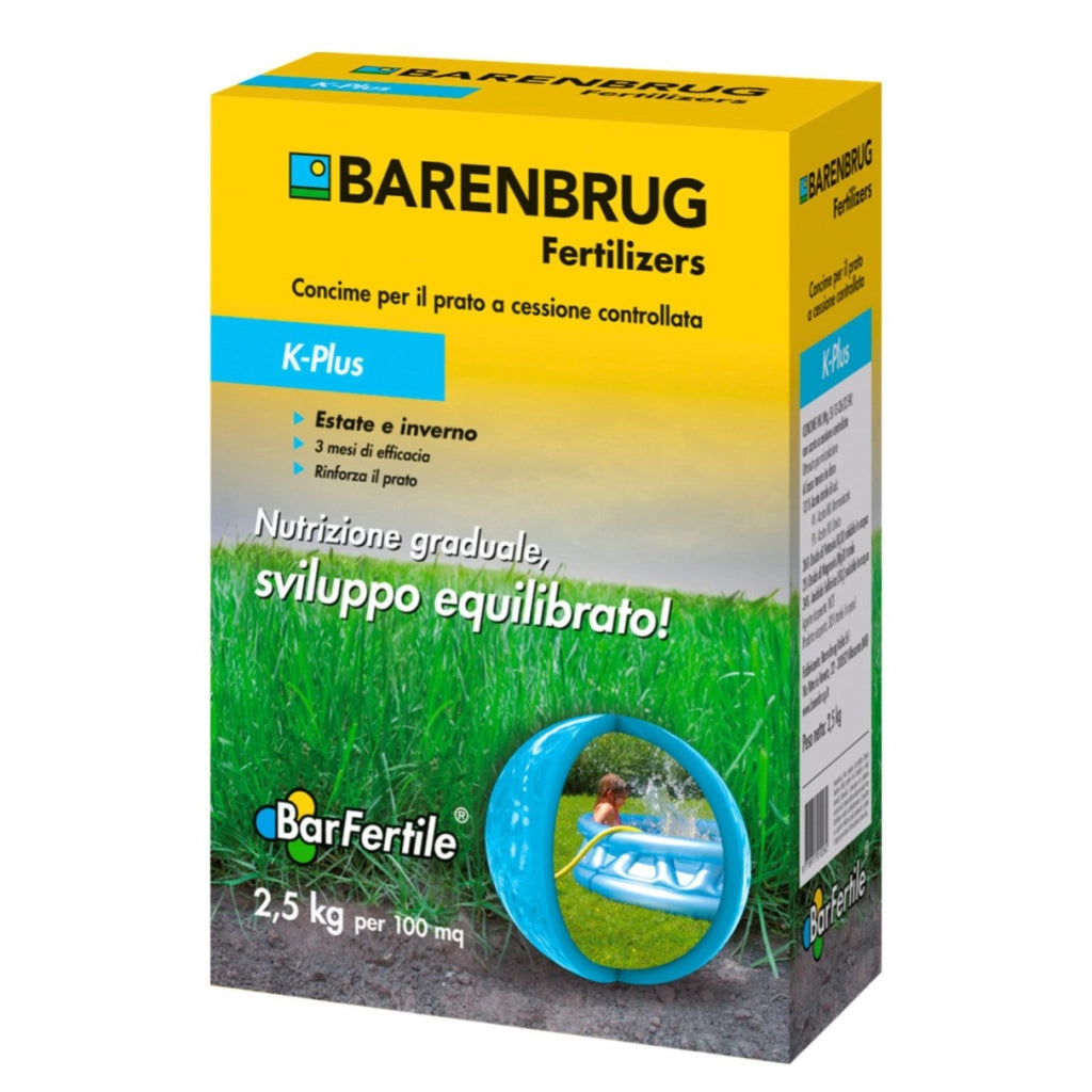 Barfertile K-Plus 2,5 kg – Concime Potassico per Piante e Prato