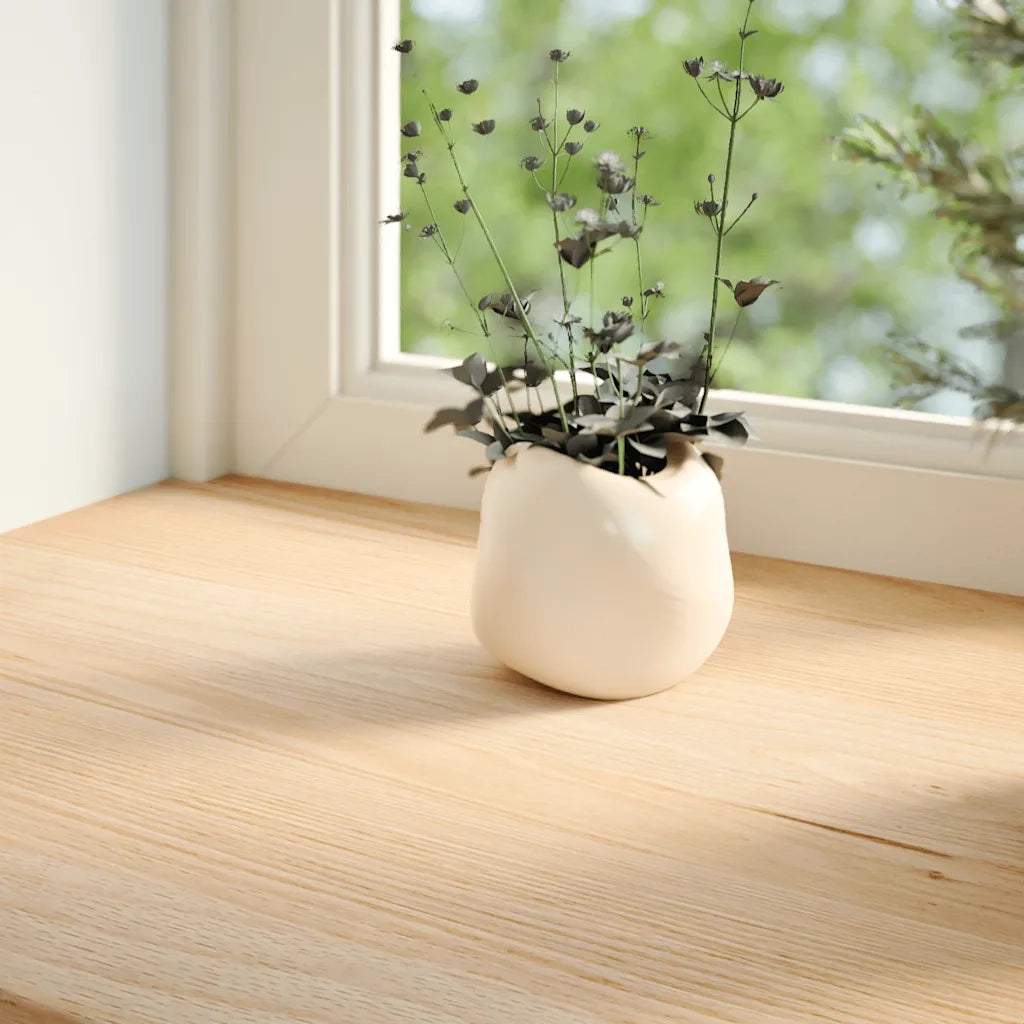 Davanzali 2 pz Non Trattati 110x30x2cm Legno Massello di Rovere 4009113