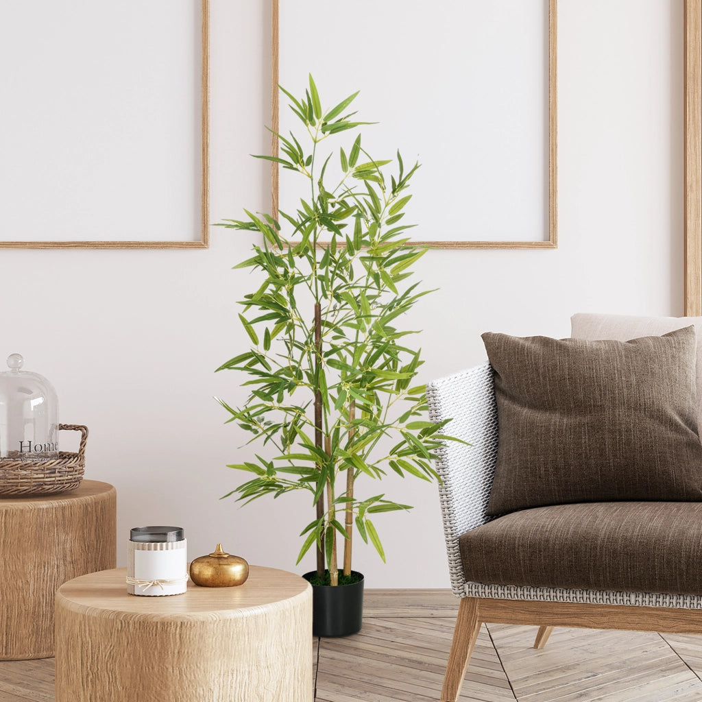 Pianta Artificiale di Bamb¨´ ¨C zephmum ¨C Verde 120 cm con Vaso