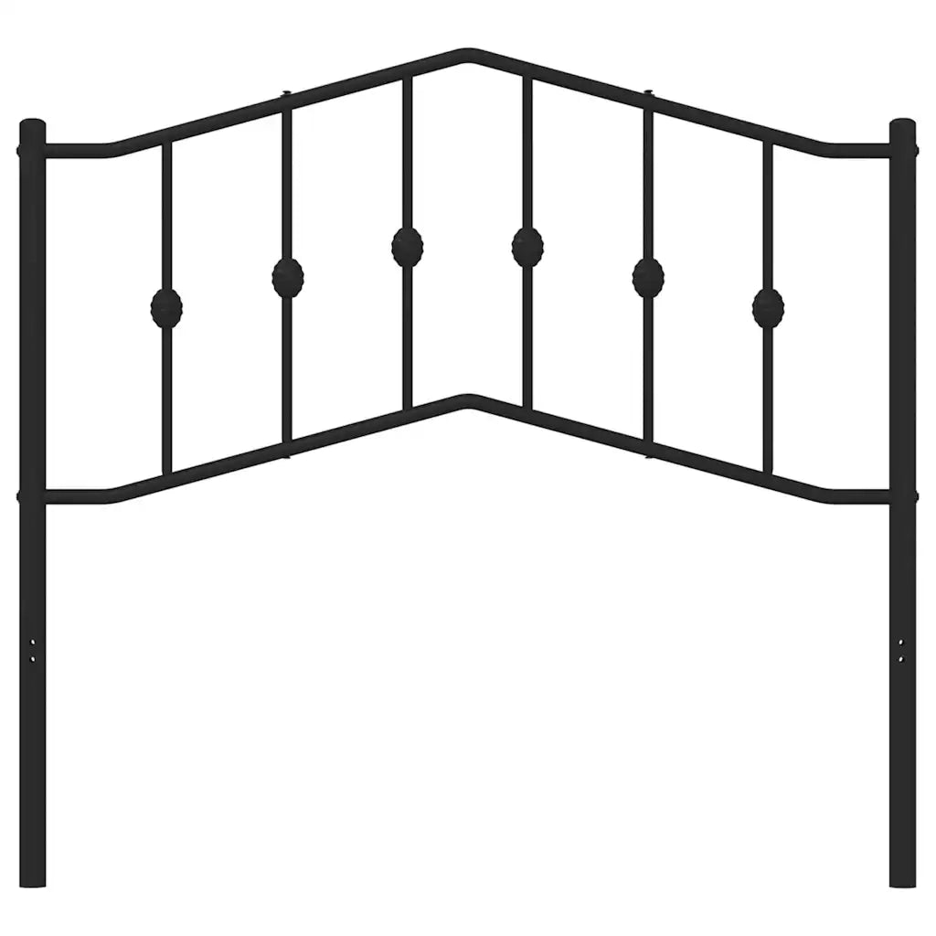 Testiera di Ricambio in Metallo Nero 100 cm 373818