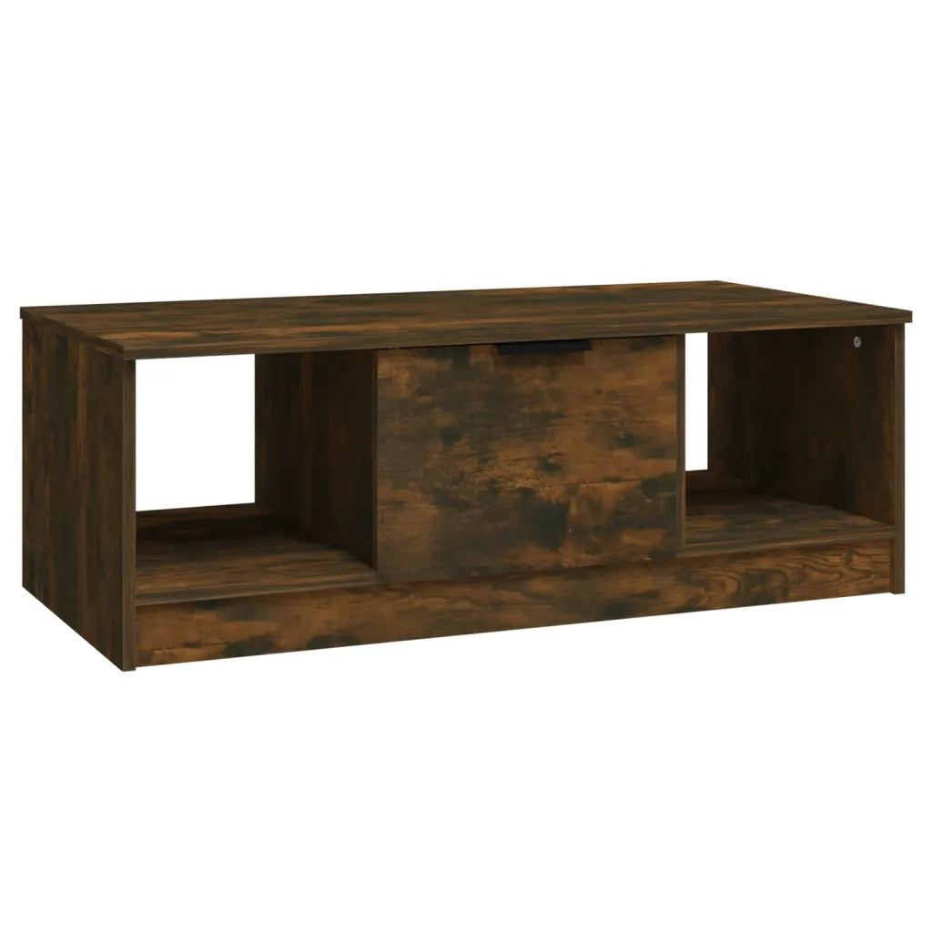 Tavolino da salotto | Tavolino da caff¨¨ | Tavolino da Soggiorno Rovere Fumo 102x50x36 cm Legno Multistrato