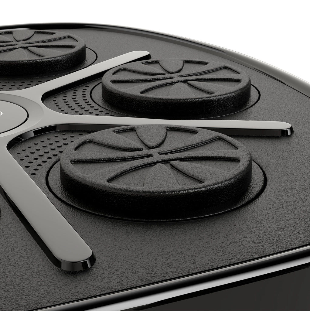 Box musicale da parete 41,8x44,6 cm nera in plastica, Bluetooth