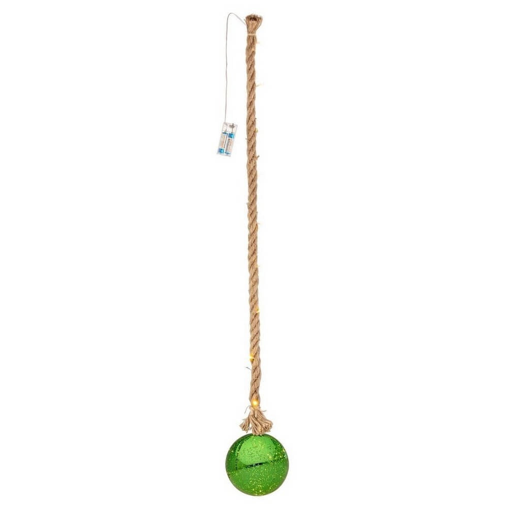 Sfera vetro Ethan verde D150 con LED