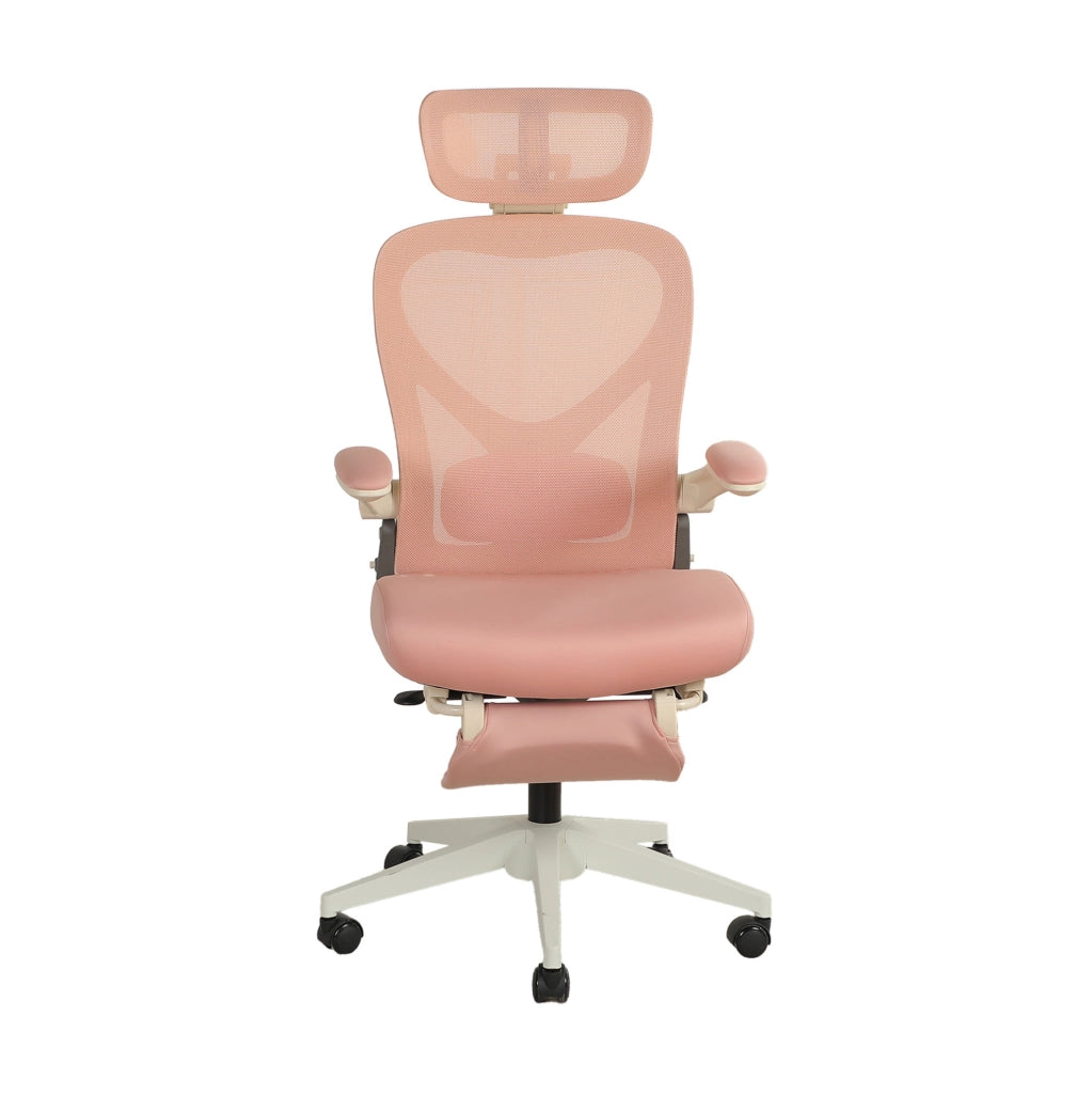 SEDIA DA UFFICIO Regolabile con Schienale Pieghevole Rosa
