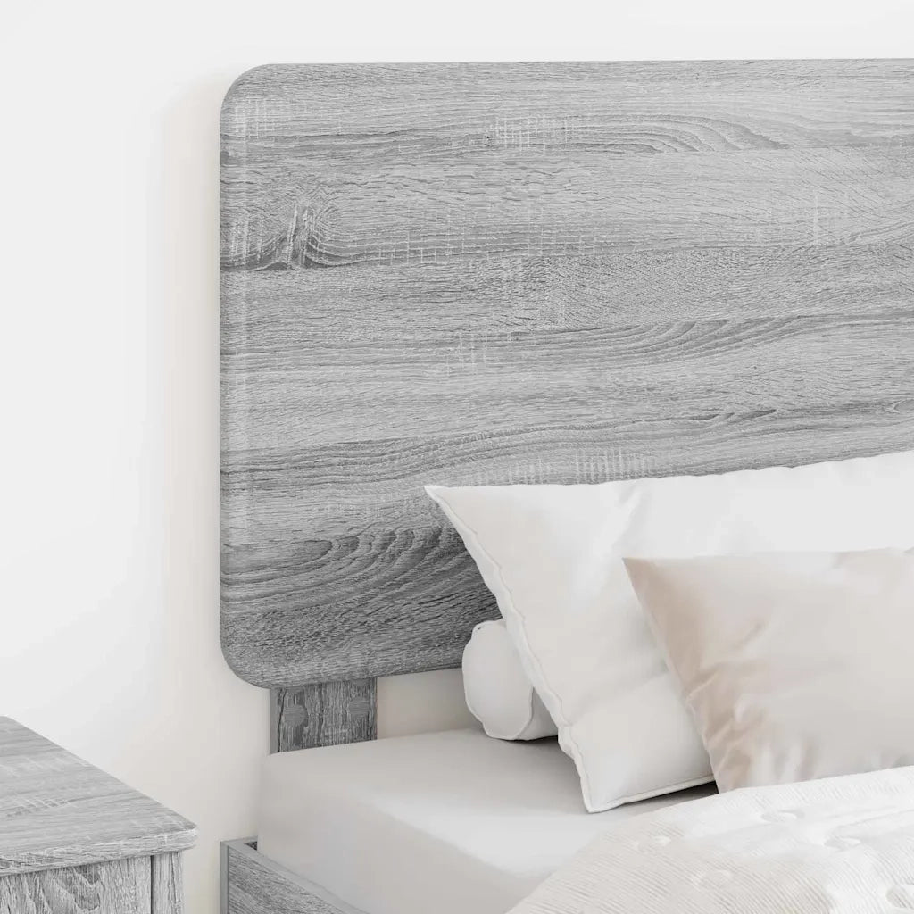 Testiera-Testata-Testiera Decorativa Grigio Sonoma 80 cm Legno multistrato 691637