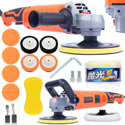 Lucidatrice Auto Orange Butterfly – Potente 2500W, 7 Velocità, 180mm | Certificazione CE, Leggera 2,9kg