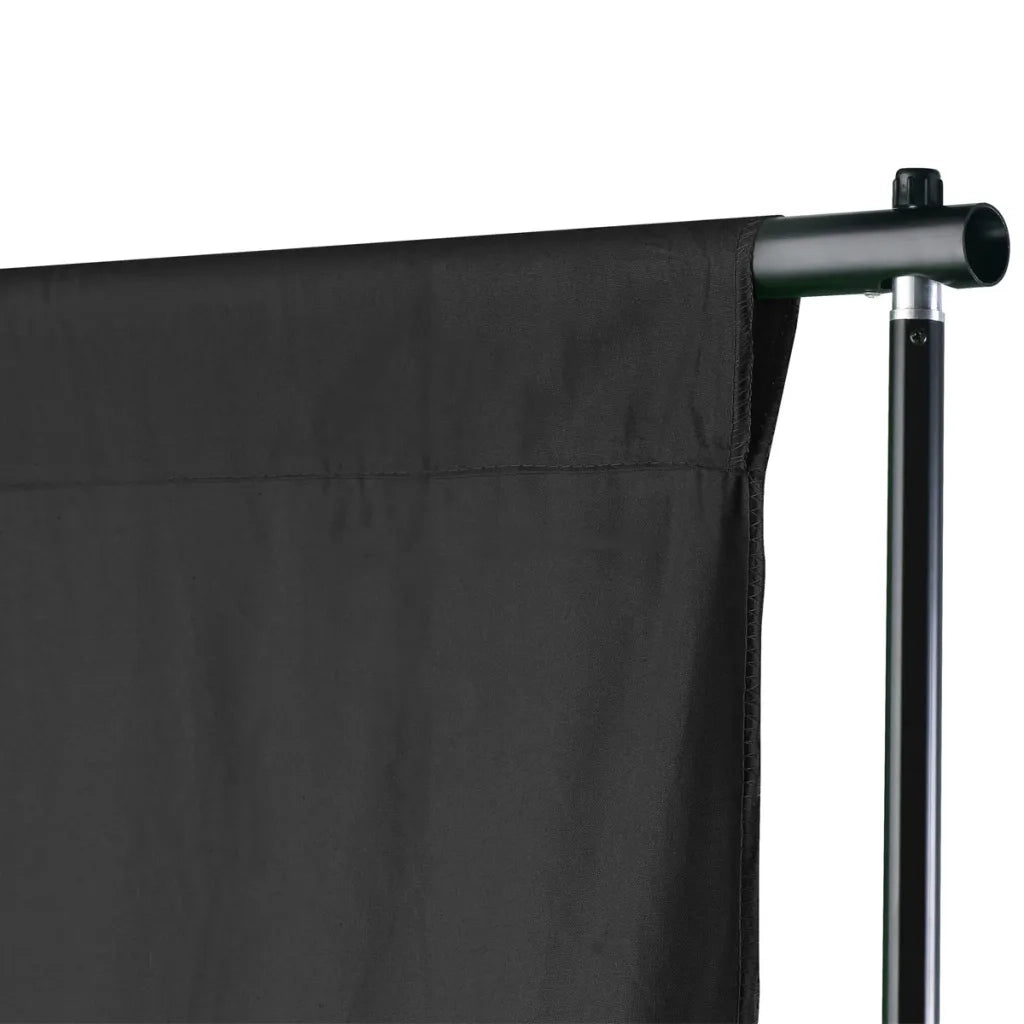 Sistema Portafondali con Fondale Nero 500 x 300 cm 160070
