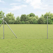 Palo della recinzione 26 pcs Grigio 3,2 x 3,2 x 150 cm
