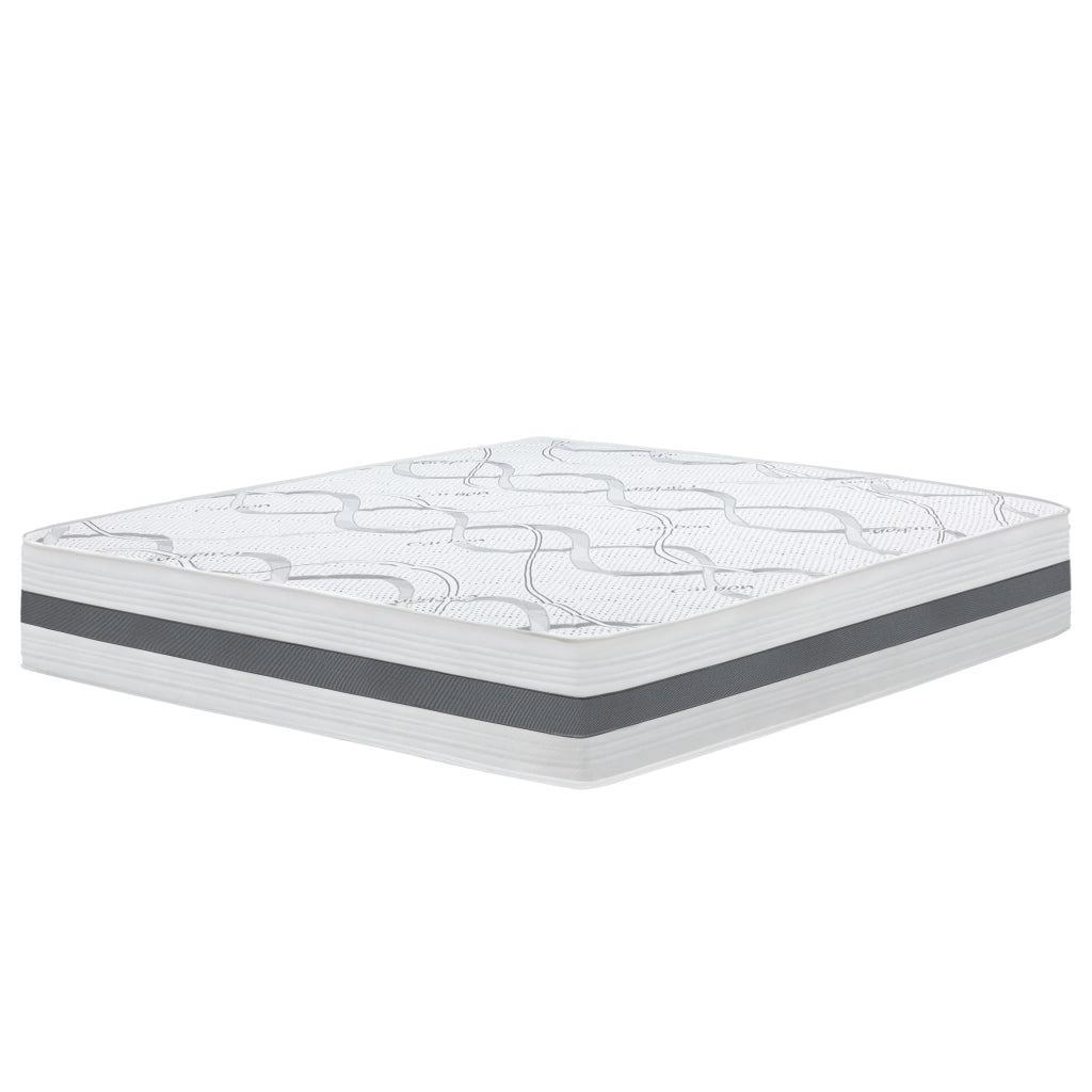 Materasso in Memory Foam Matrimoniale Francese 140x200 Altezza 22 cm | Rigidità media/alta | Tessuto Anallergico e Traspirante | Proprieta' Ortopediche Automodellanti | Prodotto in Italia