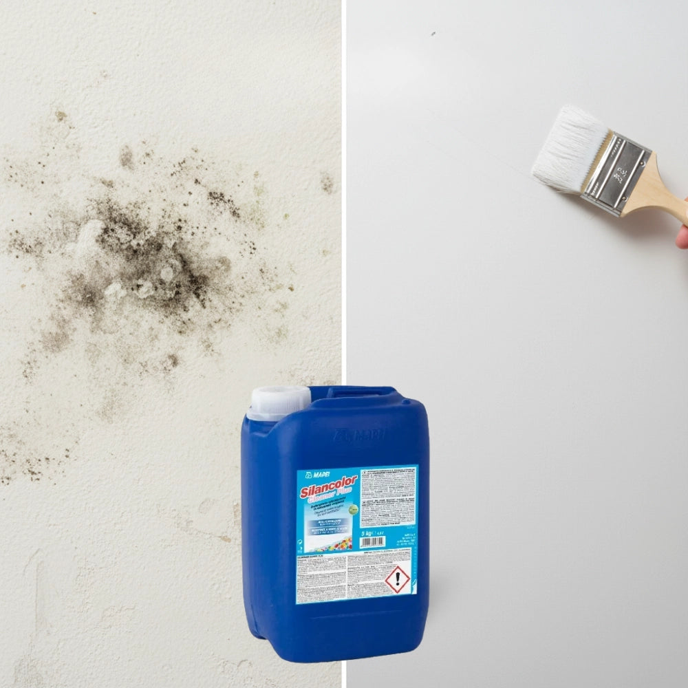 Mapei silancolor cleaner plus trattamento antimuffa per superfici 5 kg