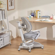 Sedia Girevole Partille per Bambini - Grigio [en.casa]
