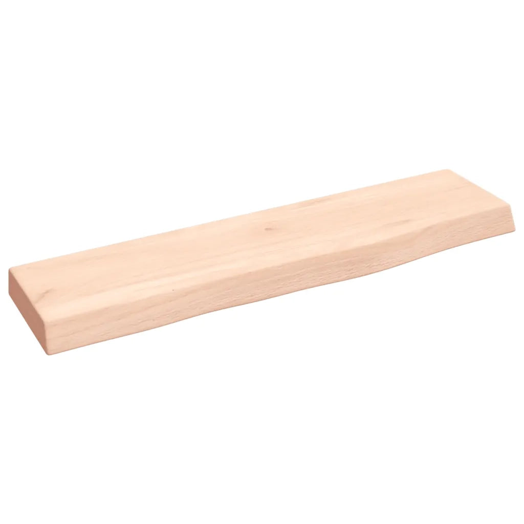Ripiano a Parete 40x10x2 cm Legno Massello Rovere Non Trattato 363500