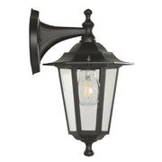 Applique Esterno Riley Alluminio Nero Giu' 1 Luce E27 Ip44