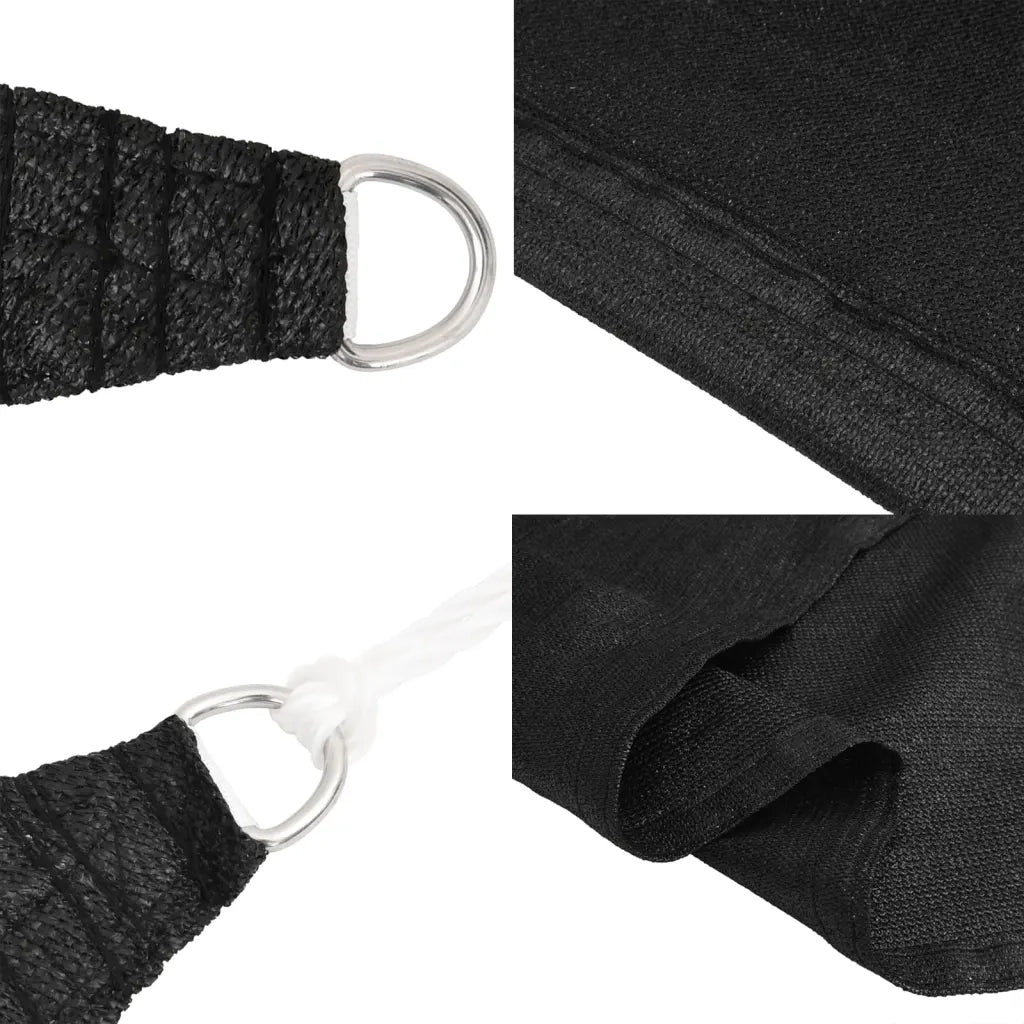 Vela Parasole-Telo Ombra-Vela Ombreggiante 160 g/m2 Nera 2x4,5 m in HDPE