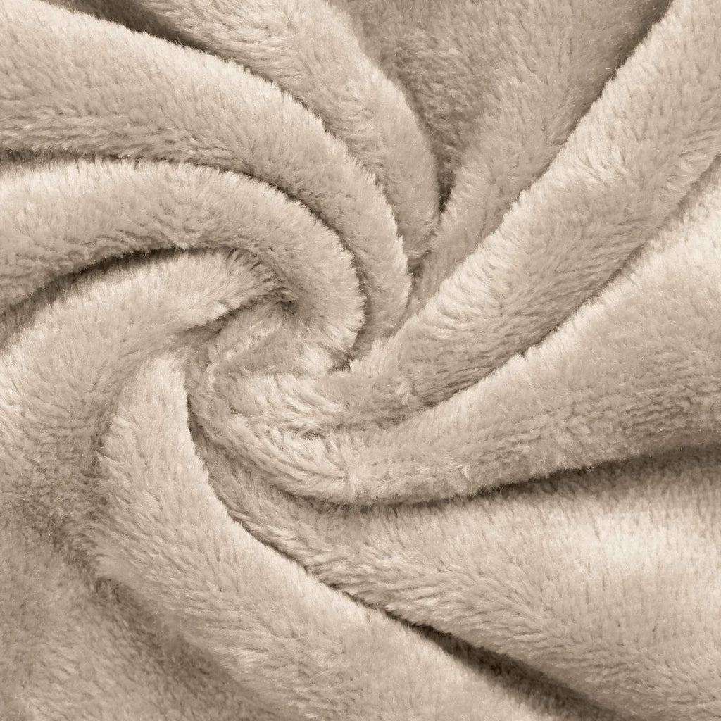 Felpa coperta Beige M Pile e Flanella CFW9869725