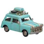Auto in metallo blu 16x7,5x9h