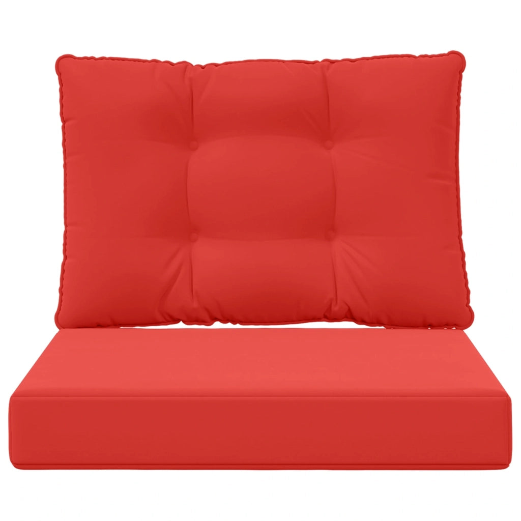 Cuscino per divano da esterno 2 pcs Rosso Poliestere 900784