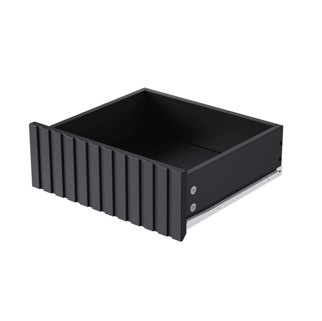 Set guardaroba con panca imbottita, 4 ganci, ante e cassetti, MDF nero, 100×180×35 cm