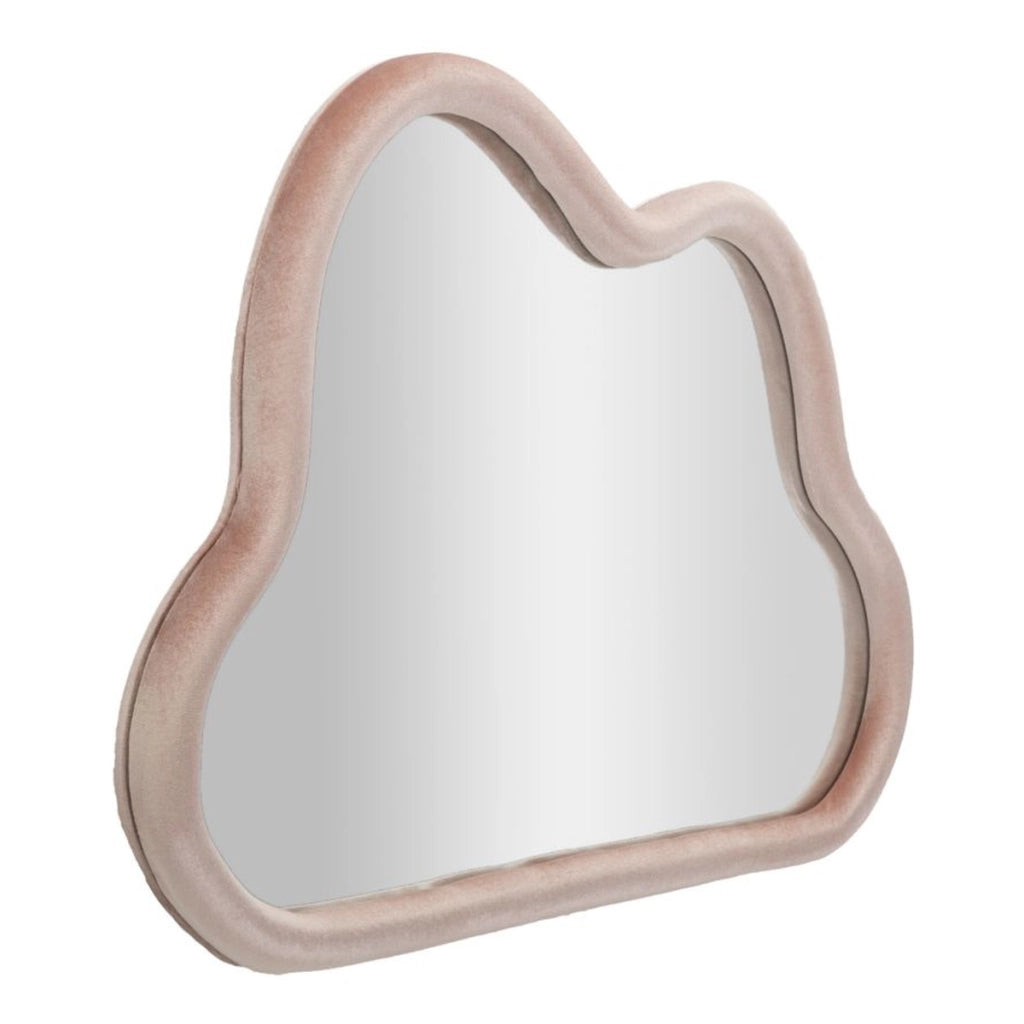 Specchio con Cornice Cloud, Rosa, MDF, 90x4x60 cm