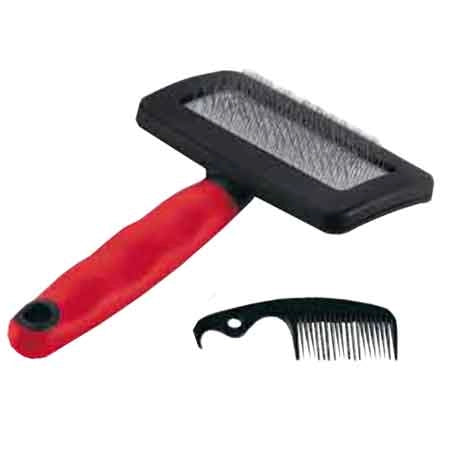 SPAZZOLA CARDATRICE PER CANI E GATTI Tg. S - cm 15x7,3x3,3h