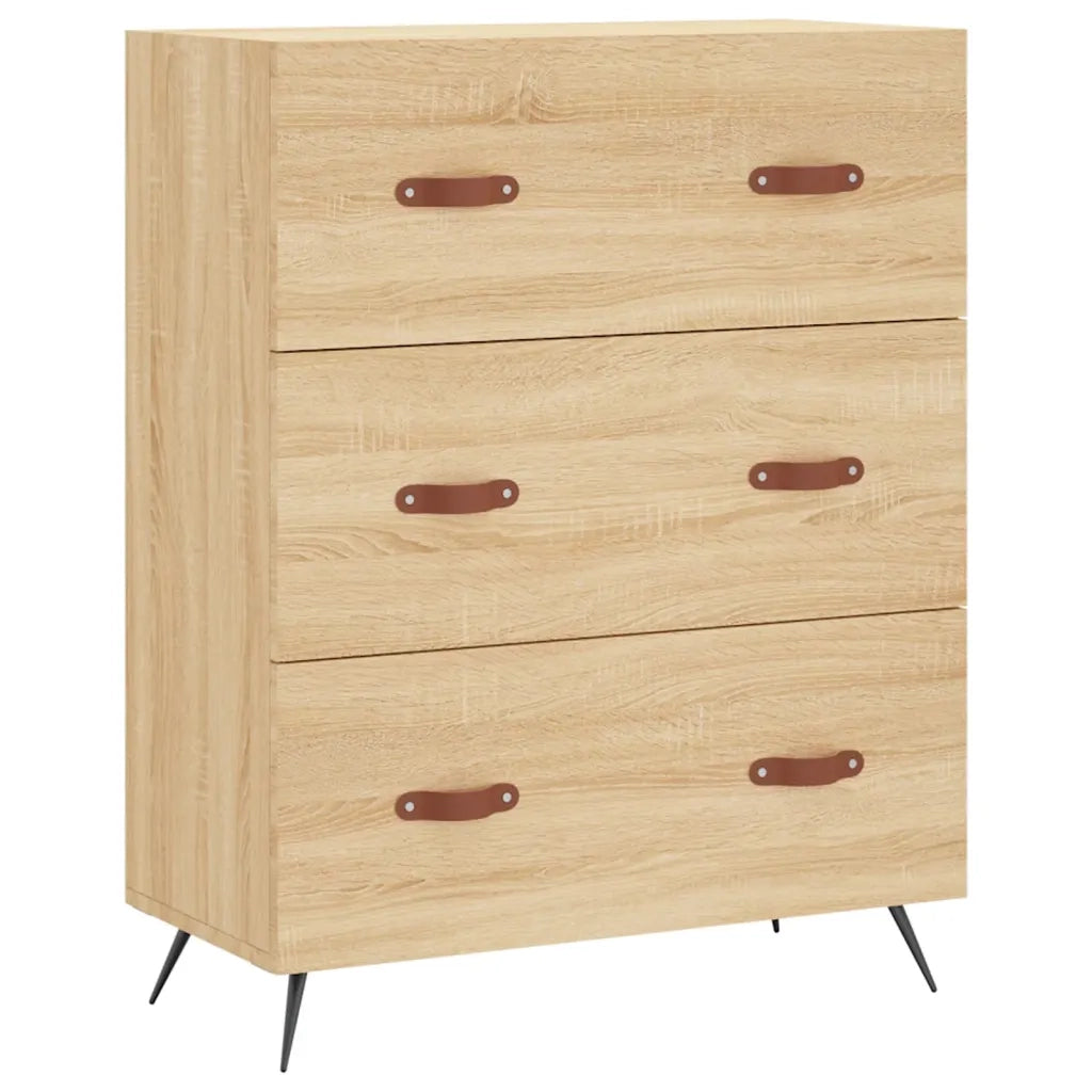 Credenza Rovere Sonoma 69,5x34x180 cm in Legno Multistrato 3199724