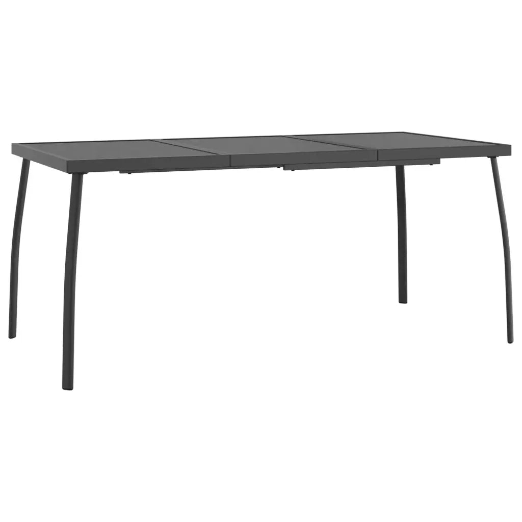 Set da Pranzo da Giardino 7pz | Set Salotto da Giardino Antracite in Rete Metallica