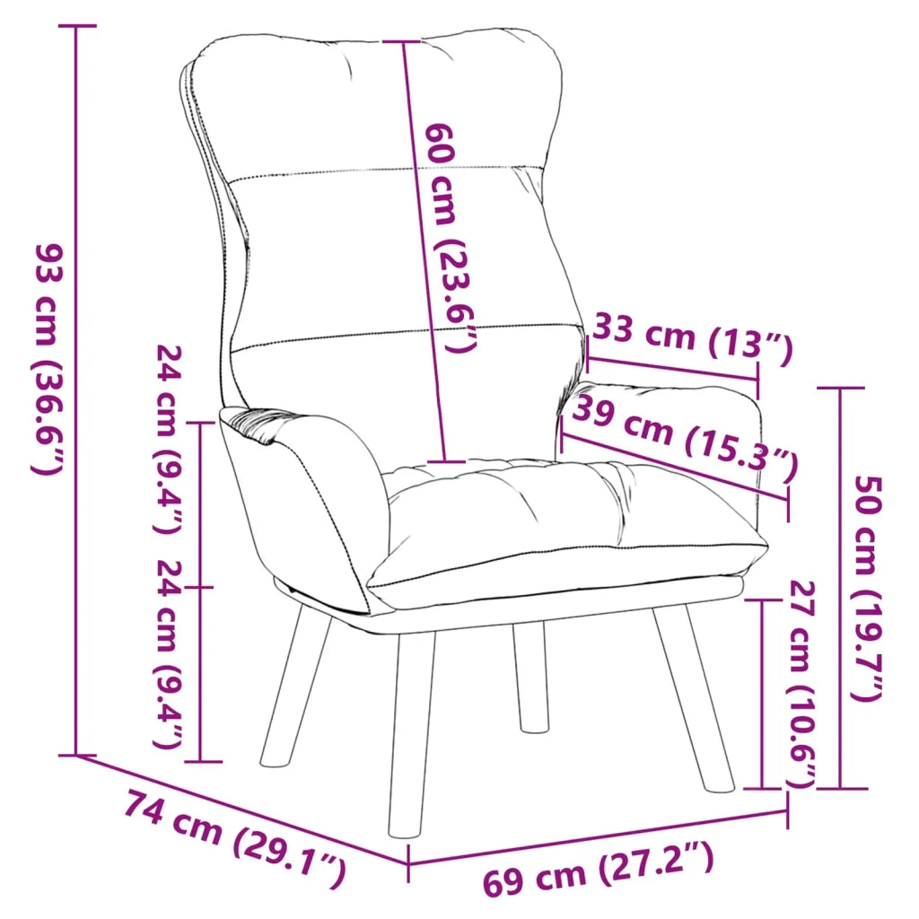 Poltrona-Divano Sedia-Poltroncina Grigio scuro Velluto 737686