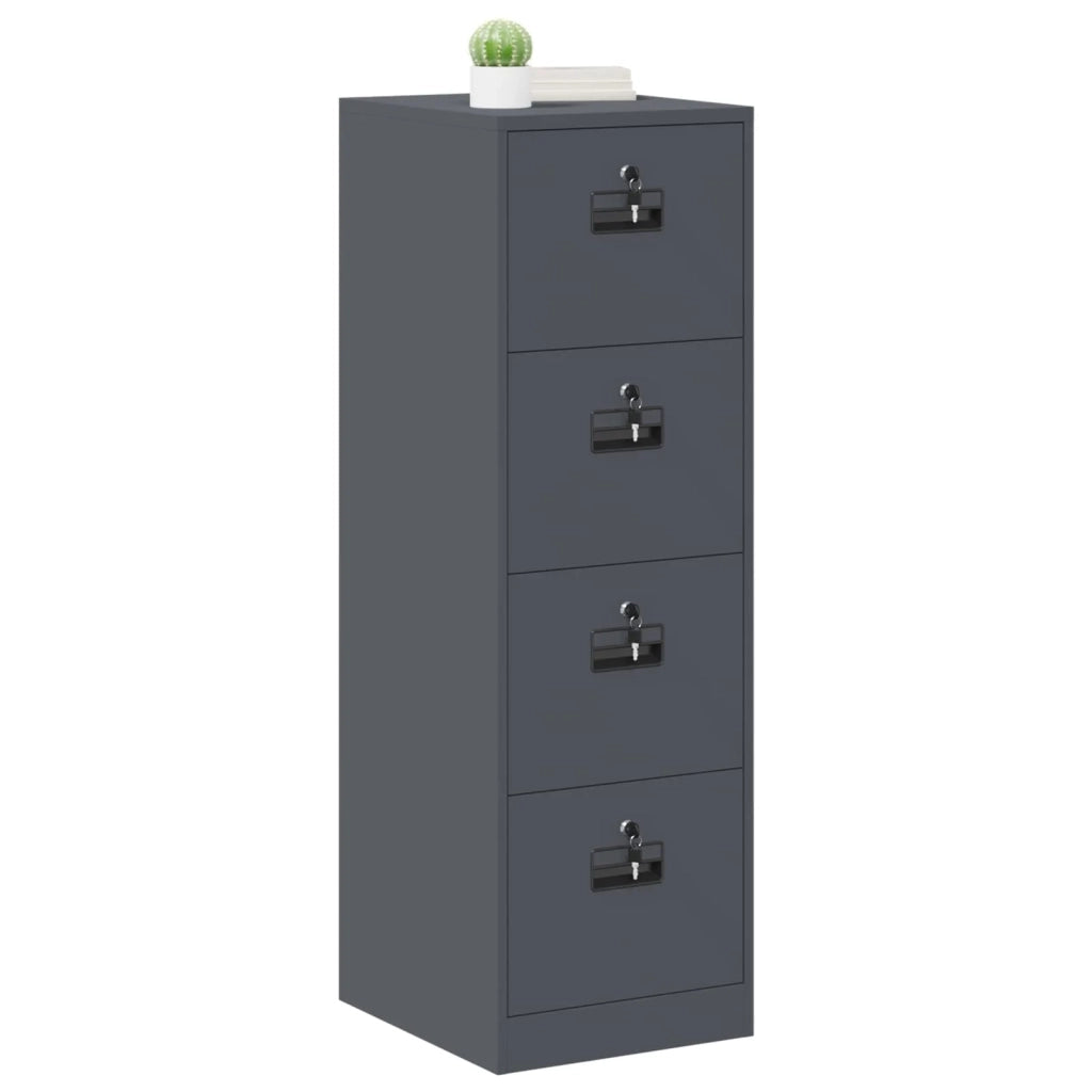 Armadio per File con cassetto 2 pz Antracite 44 x 50 x 139 cm CFW9119798