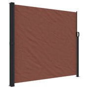 Tenda da Sole | Tenda parasole Laterale Retrattile Marrone 180x500 cm