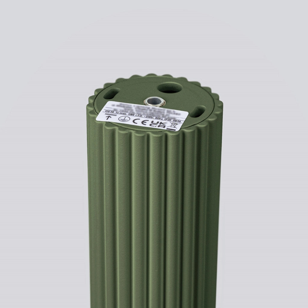 Lampada da soffitto KARBON 30 verde oliva