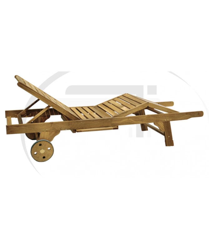 LETTINO con vassoio TEAK