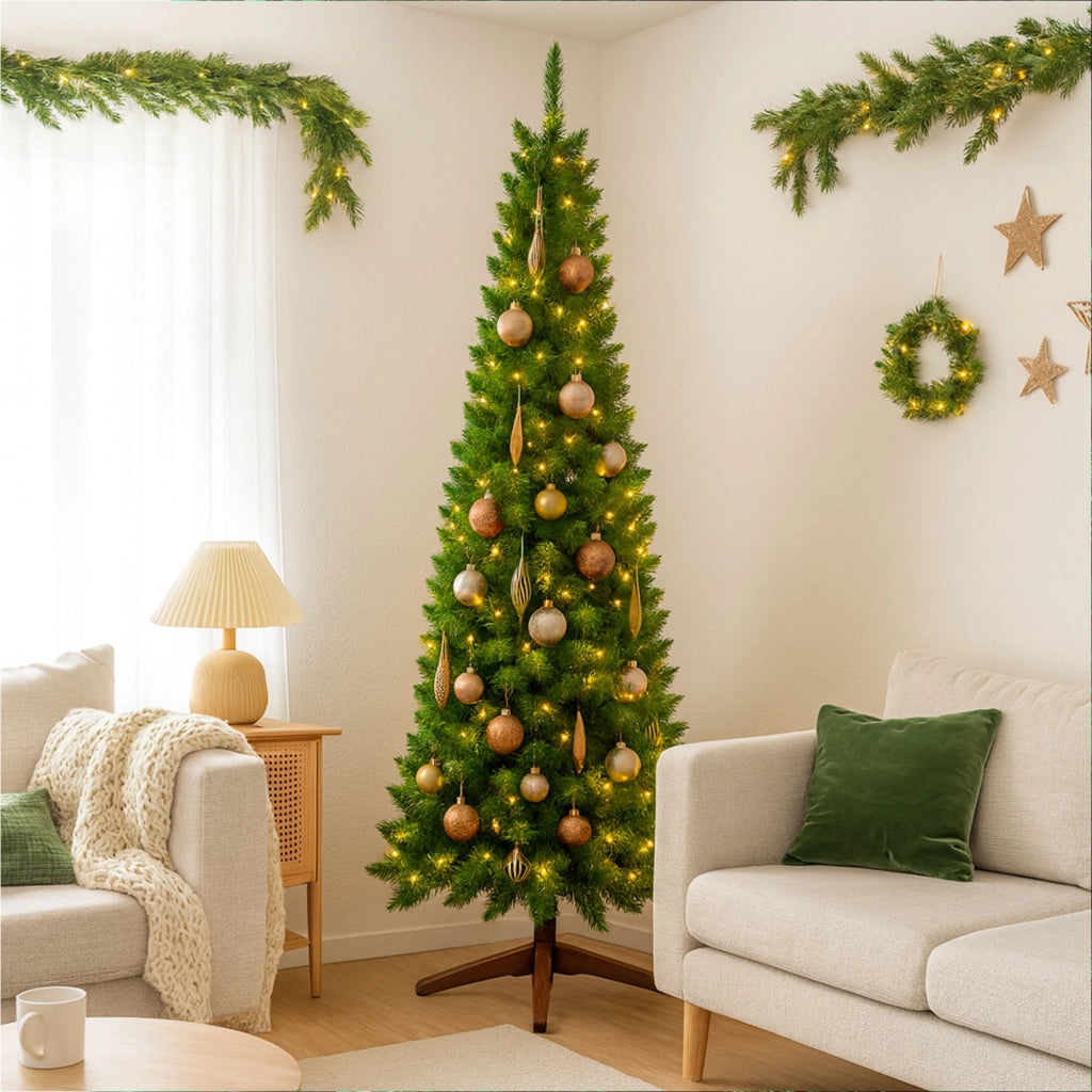 Vixen - Albero di Natale modello Slim ø64 x 210H, 470 rami