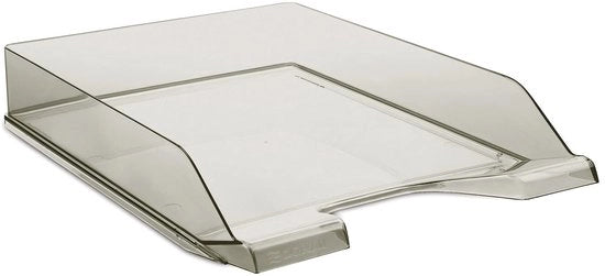 Borsa Postale Standaard Transparente Grigio/ 6 pezzi - A4 / Borsa Postale Moderna e Ripiegabile / Transparente-Cristallo/ Bureaula/ Polistiroene, 7470001PL-02