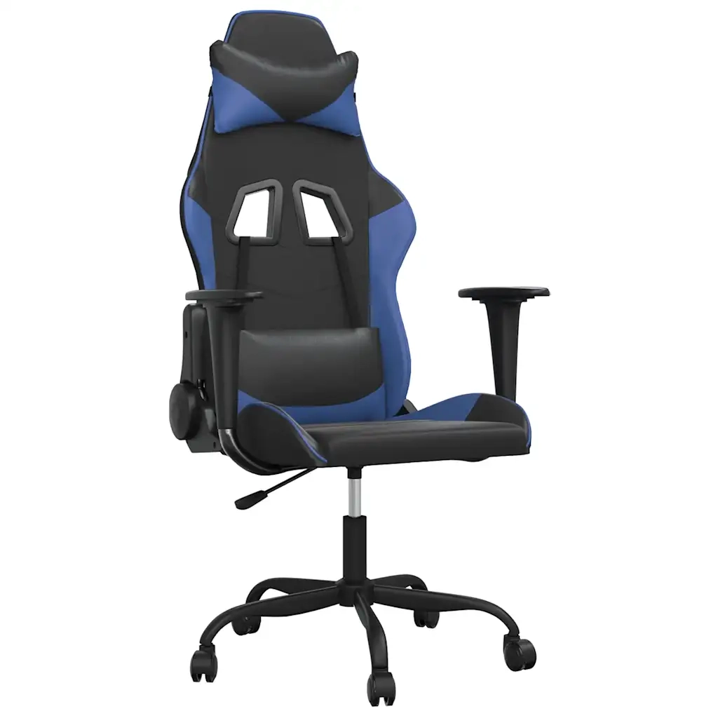 Sedia da Gaming | Sedia da e-sports Nera e Blu in Similpelle