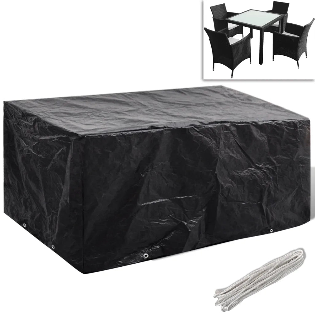Copertura per Mobili da Giardino | Telone per mobili da esterni con 8 Occhielli 180x140x90 cm